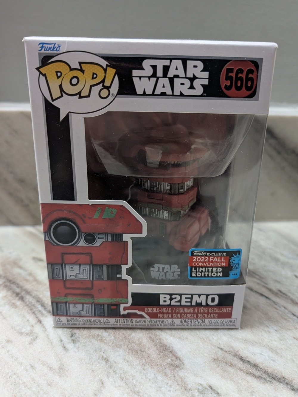 Funko Star Wars B2EMO Red and Silver Limited Edition Pop! #566